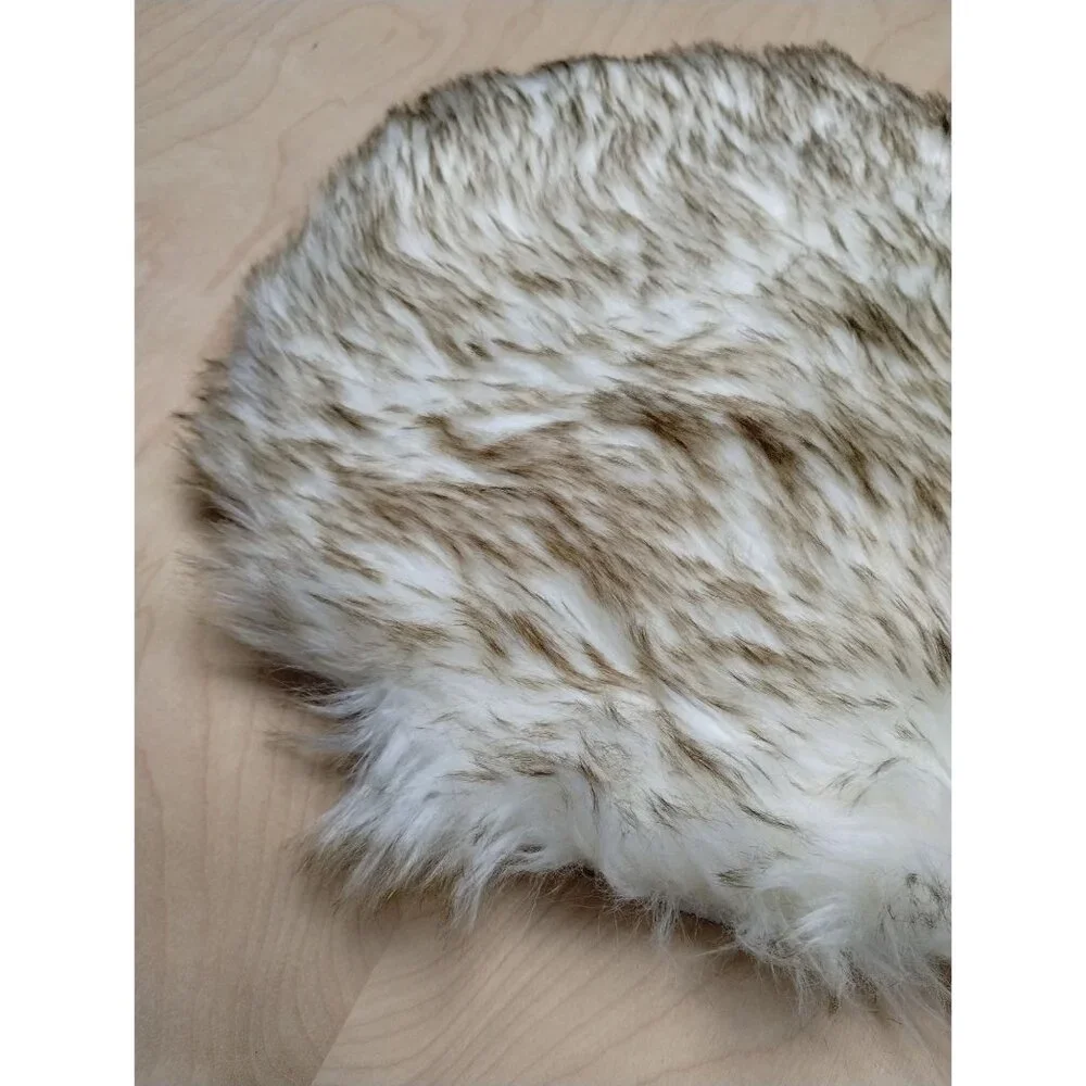Plush Comfy Rug Pet Floor Mat For Cats and Small Dogs White